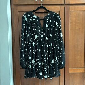 Lovers + Friends Lana Star Dress (Black, S)